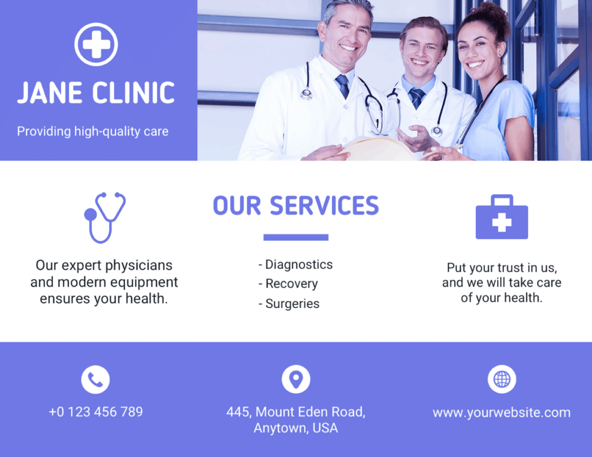 Clinic Brochure 1 clinic brochure | best brochure in n17 | brochure