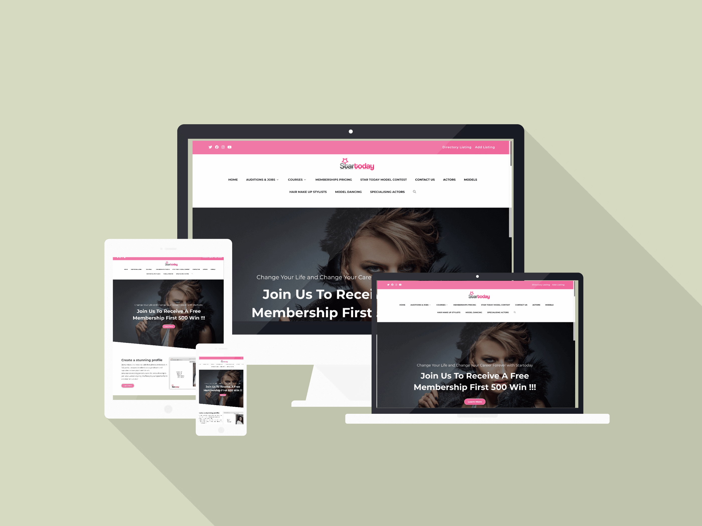 acting & modelling |acting portfolio design| acting website