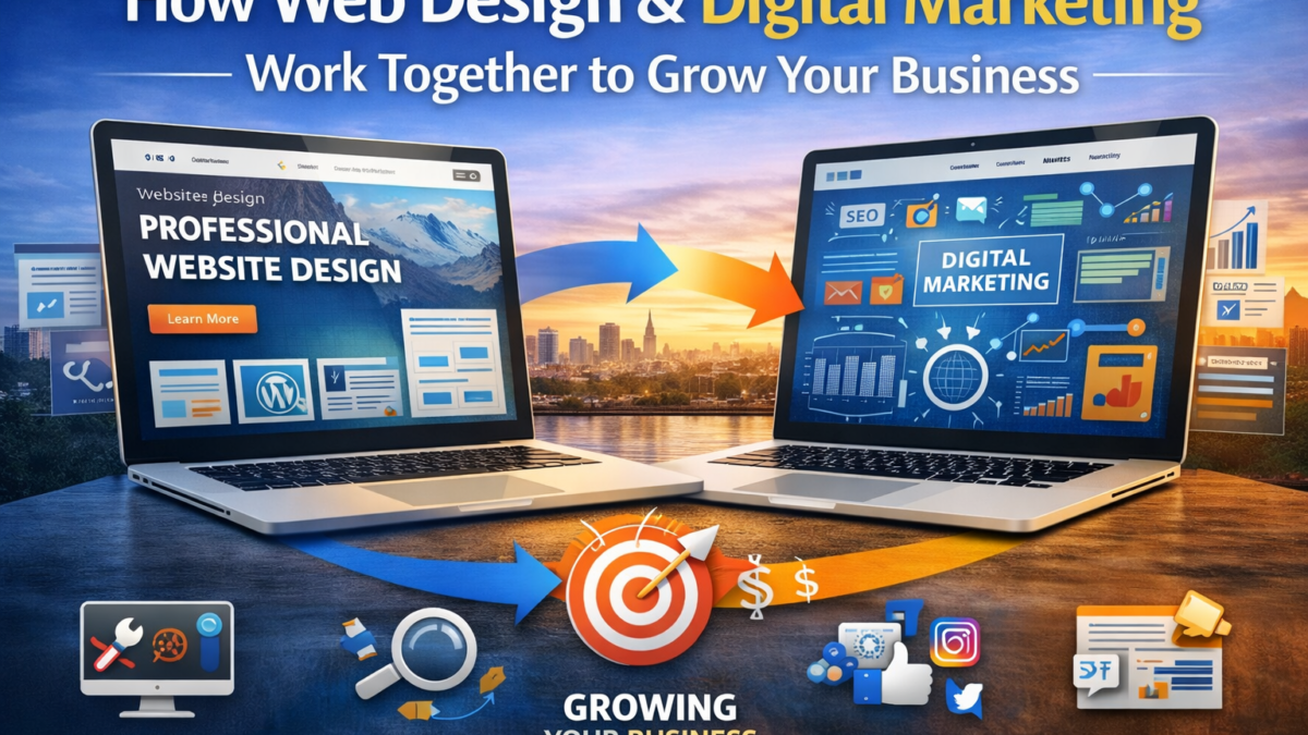 Web design and marketing synergy
